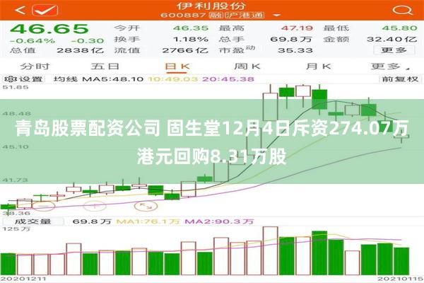 青岛股票配资公司 固生堂12月4日斥资274.07万港元回购8.31万股